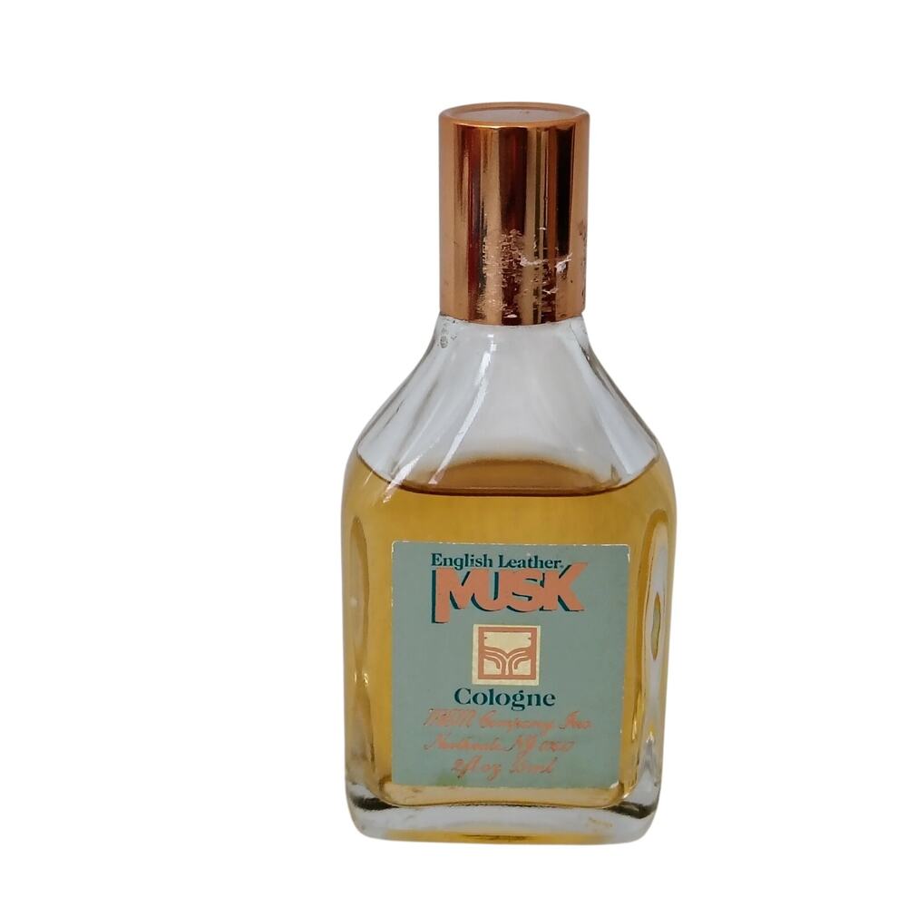 English Leather Musk Cologne Splash 2 oz. Vintage Discontinued MEM Company